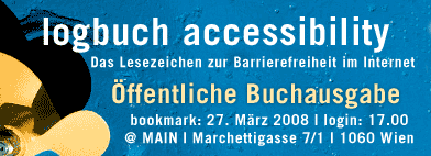 Banner zur &ouml;ffentlichen Buchausgabe